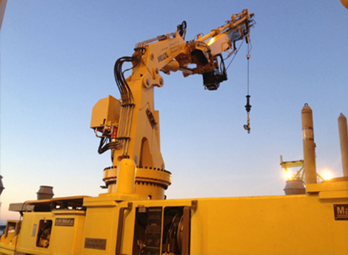 Deck Crane Load Test